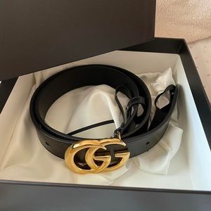 Authentic Gucci Double G Marmont Belt size 75